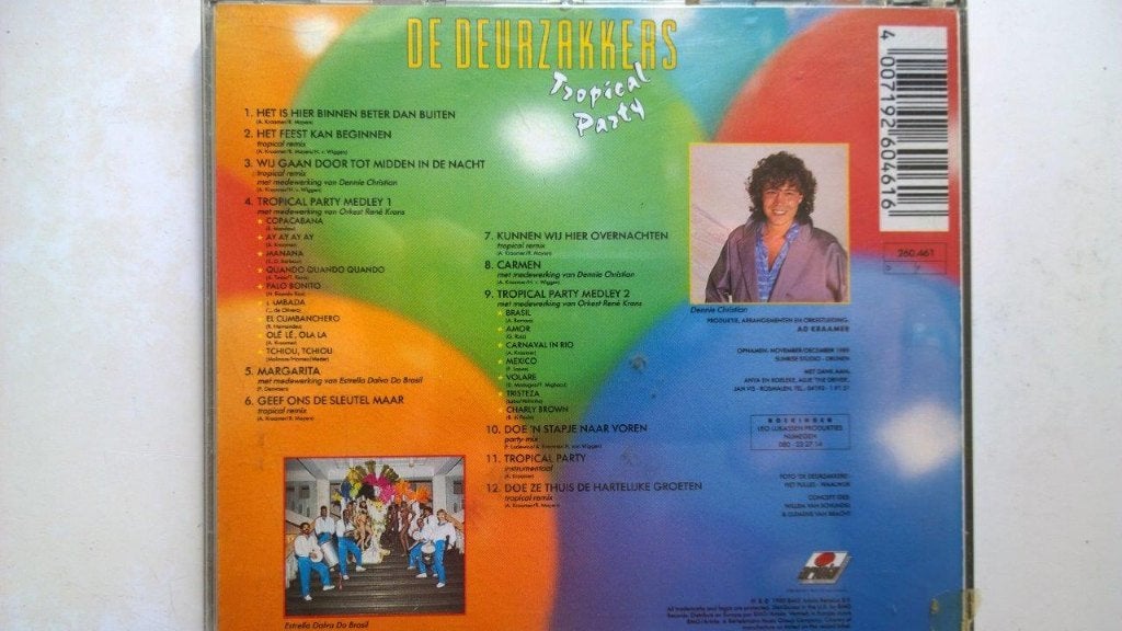 De Deurzakkers - Tropical Party, Ophalen of Verzenden, Zo goed als nieuw, Feestmuziek, Album