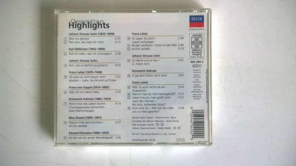 Operetten highlights - schon ist die weld, Ophalen, Gebruikt, Opera of Operette, Classicisme