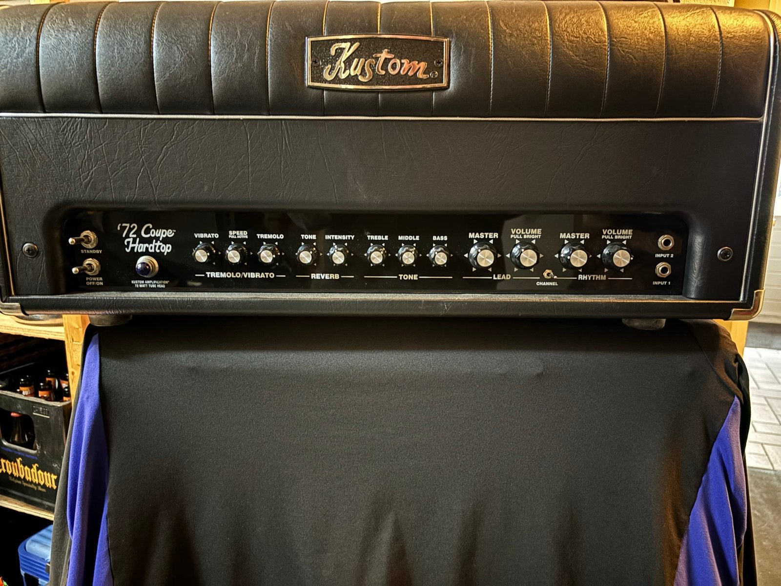 Kustom '72 Coupe Hardtop Gitaarversterker top, Muziek en Instrumenten, Versterkers | Bas en Gitaar, Ophalen, Gebruikt, Gitaar