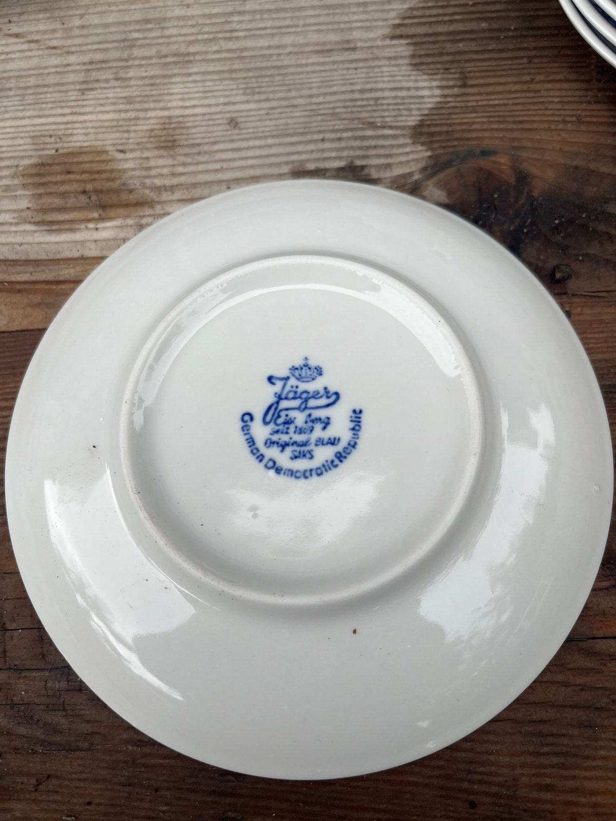 Aangeboden service jäger eisenberg blauw saks, Ophalen