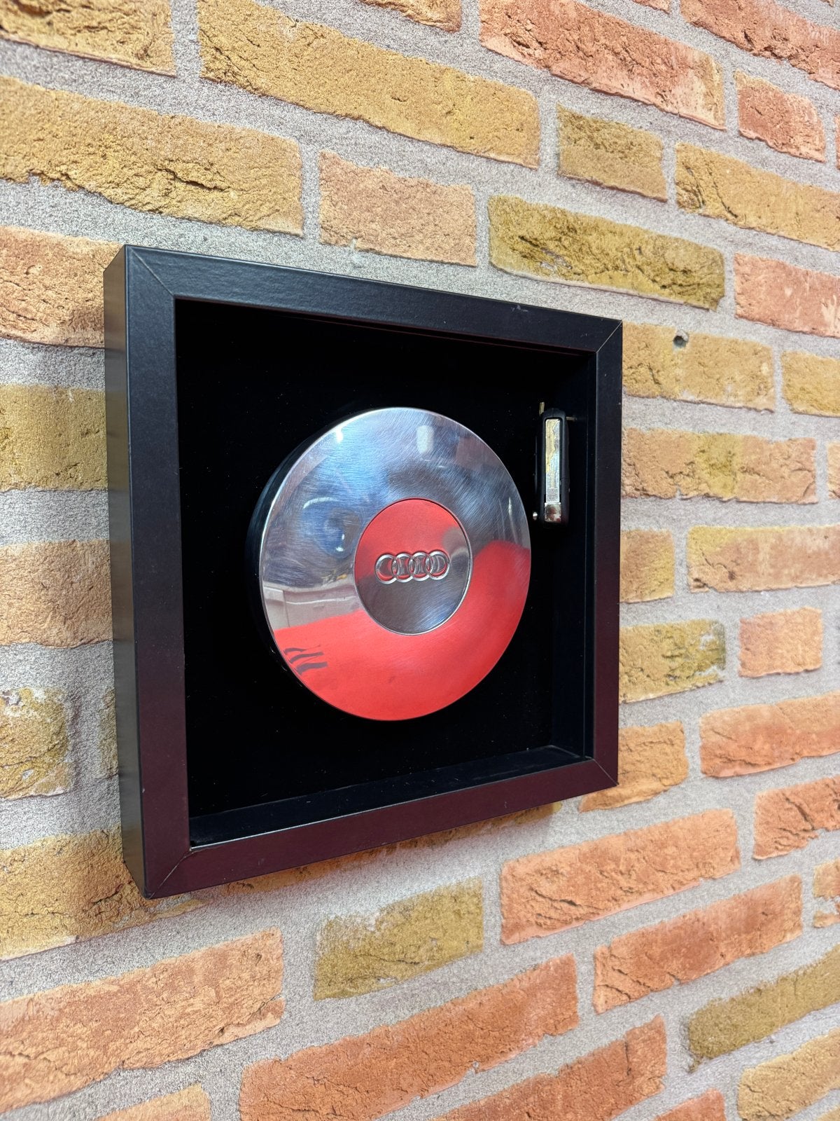 Sleutelkastje met originele Audi Quattro hubcap, Ophalen of Verzenden, Gebruikt