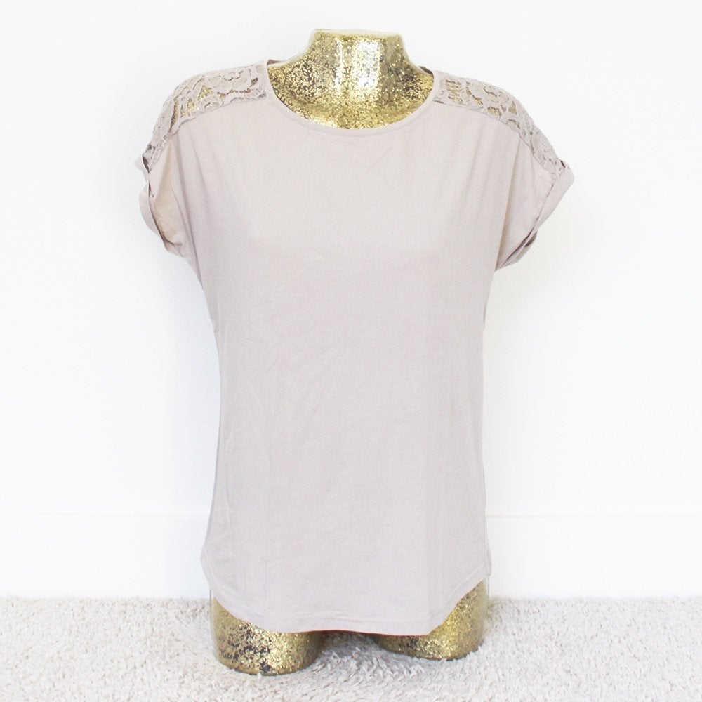 Mooi Dolce Vita Shirtje 571 (Maat 42) -571 € 20,-, Beige, Maat 42/44 (L), Ophalen of Verzenden, Zo goed als nieuw
