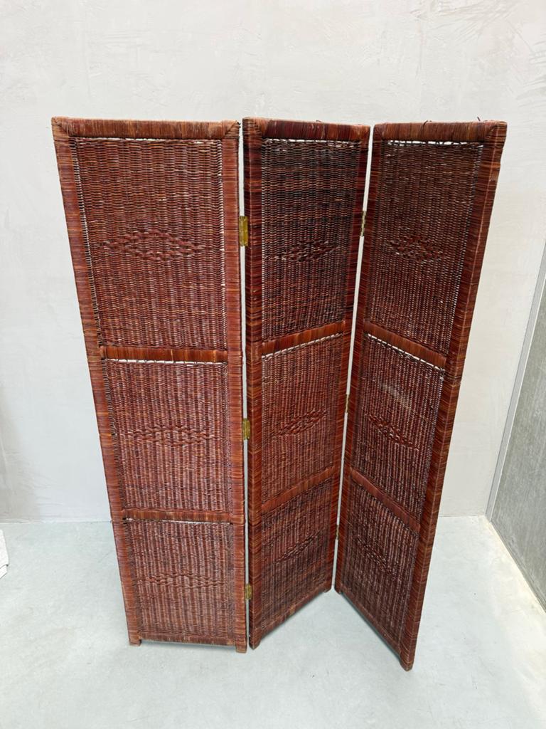 Rotan Kamerscherm - Bruin, Opvouwbaar, Ophalen, Gebruikt, X, X