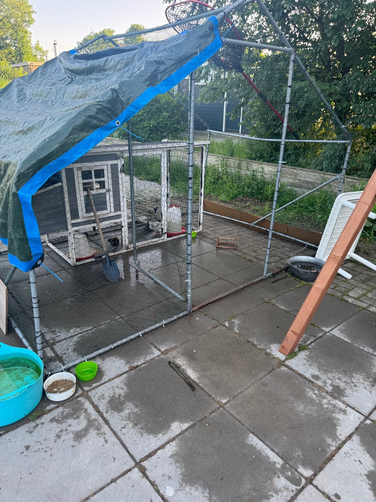 Kippenkooi 3 x 2, Dieren en Toebehoren, Pluimvee | Toebehoren, Ophalen, Drinken en Voederen
