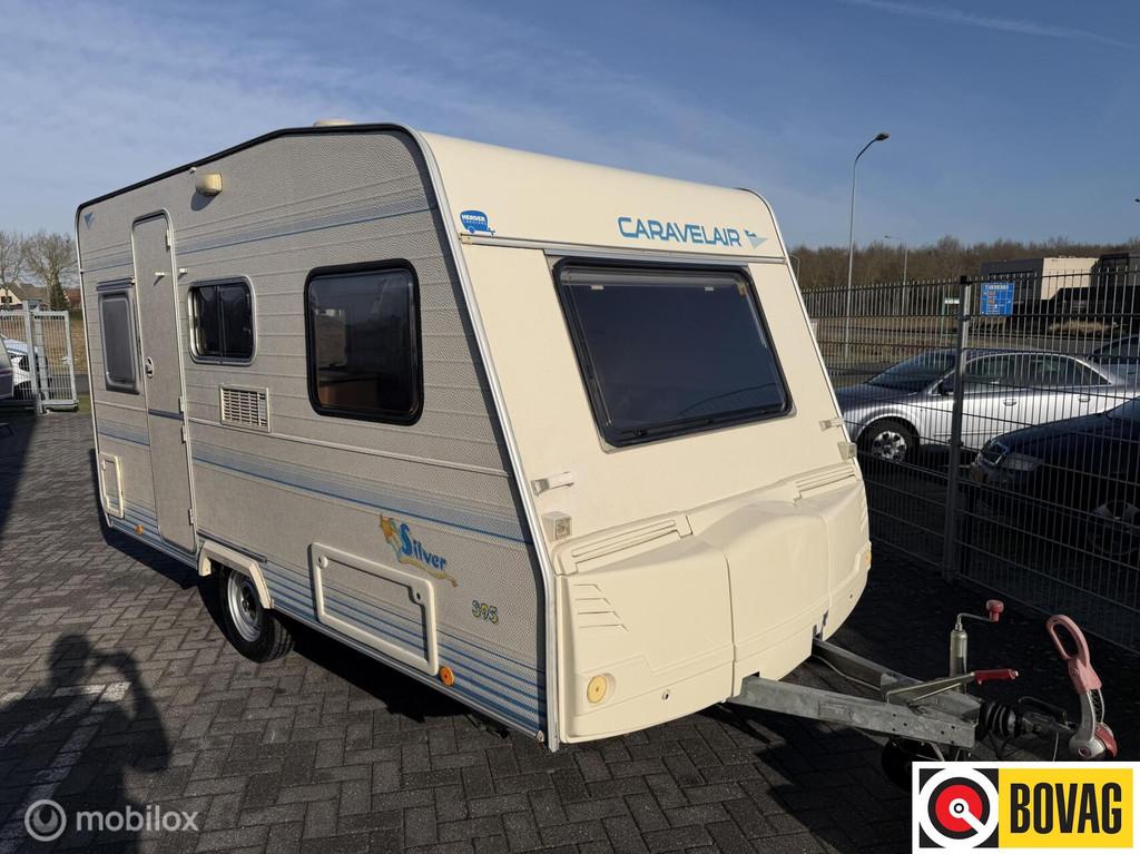 CARAVELAIR Silver 395 LICHTGEWICHT Voortent + Luifel, Caravans en Kamperen, Bedrijf, Caravelair, Tot en met 4, Luifel