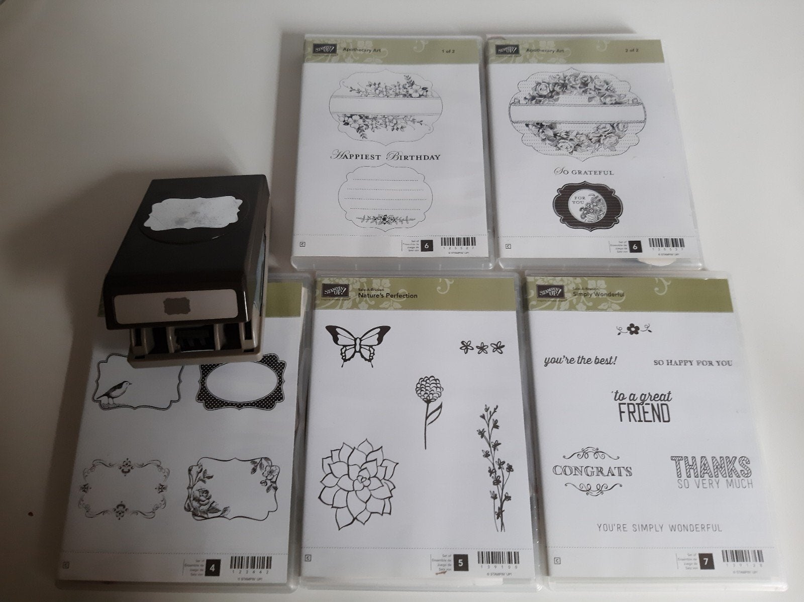 stamping up stempels 5 dozen + 1pons, Ophalen, Zo goed als nieuw