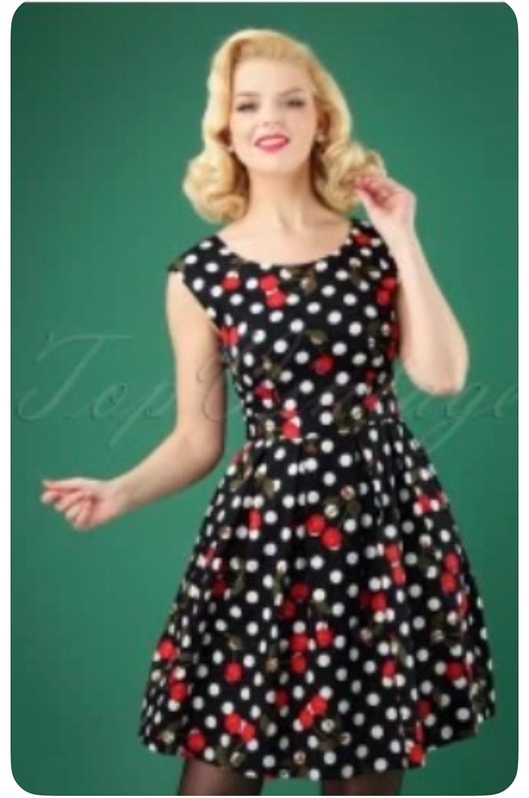 *Smashed Lemon cherry dress maat s NIEUW*, Ophalen of Verzenden, Nieuw, Maat 36 (S), Boven de knie