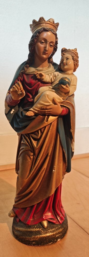 Maria met kindje Jezus beeld, Antiek en Kunst, Ophalen