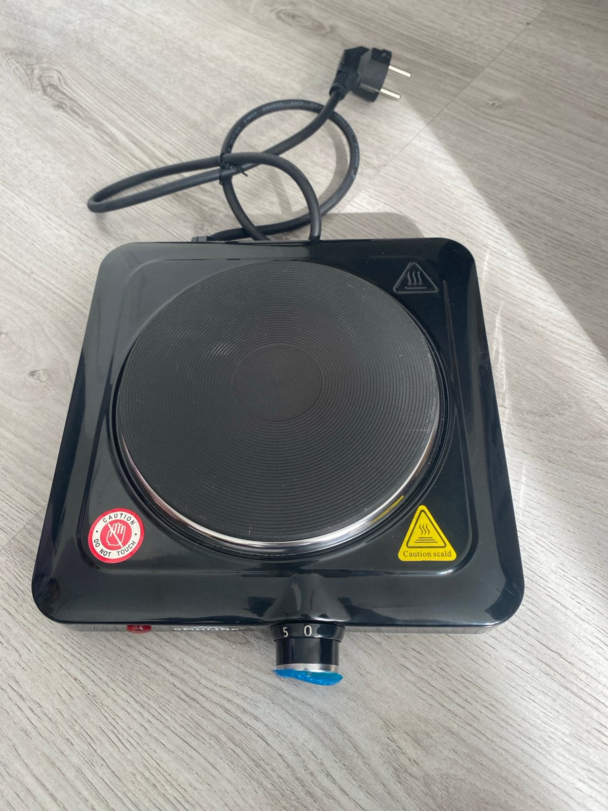 Draagbare elektrische kookplaat - ideaal voor kleine ruimtes, Witgoed en Apparatuur, Kookplaten, 3 kookzones of minder, Ophalen of Verzenden