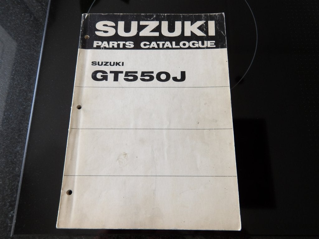 Suzuki GT550J Onderdelen Catalogus, Motoren, Handleidingen en Instructieboekjes, Ophalen of Verzenden, Suzuki