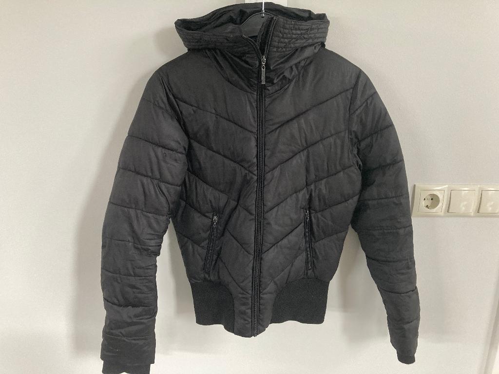 winterjas dames, Ophalen, Zwart, Coolcat, Maat 36 (S)