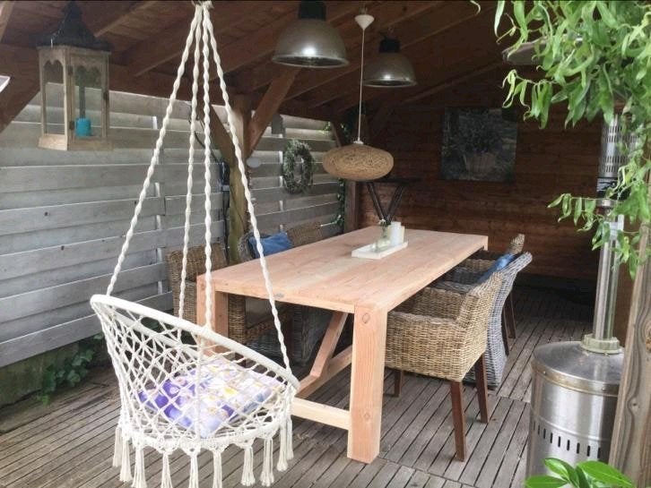 Buitentafel, tuintafel douglas hout op maat/model gemaakt., Tuin en Terras, Ophalen of Verzenden, Nieuw, Rechthoekig, Hout