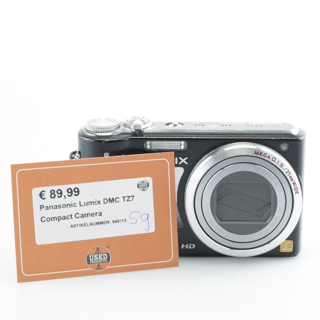 Panasonic Lumix DMC TZ7 Compact Camera, Panasonic, Gebruikt, Support@panasonic.com, 1006, Oaza Kadoma, Kadoma-shi
Osaka 571-8501
Japan