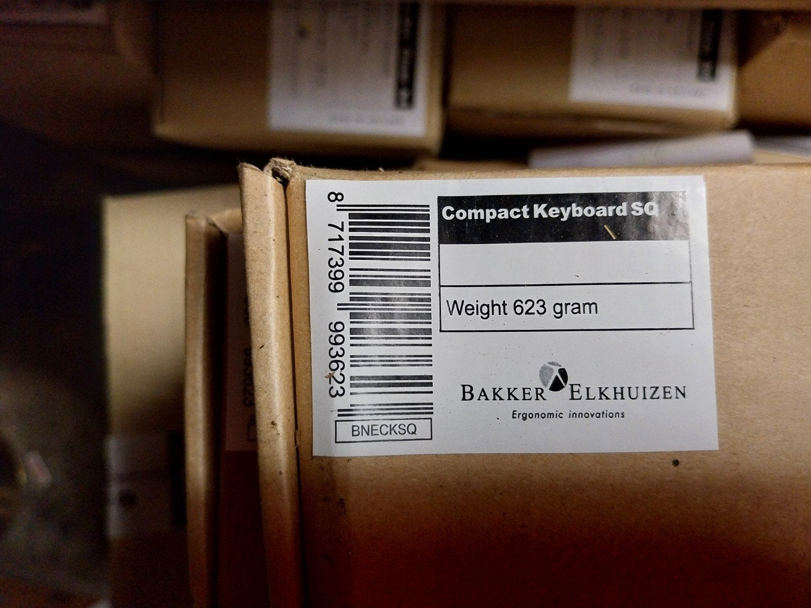 Bakker Elkhuizen Compact Toetsenbord per 5st  - Ergonomisch, Bakker Elkhuizen, Ergonomisch, Nieuw, Ophalen of Verzenden