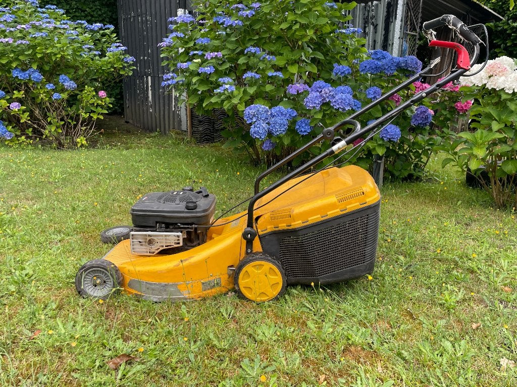 Stiga Combi 55S 55 S Grasmaaier Benzine Briggs & Stratton, Ophalen, Cirkelmaaier, Gebruikt, Stiga