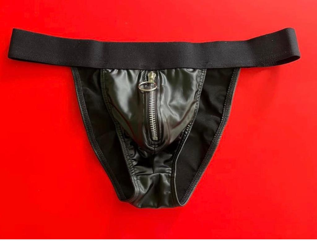 Wetlook Heren tanga / nieuw / maat XL, Verzenden, Zwart, Slip