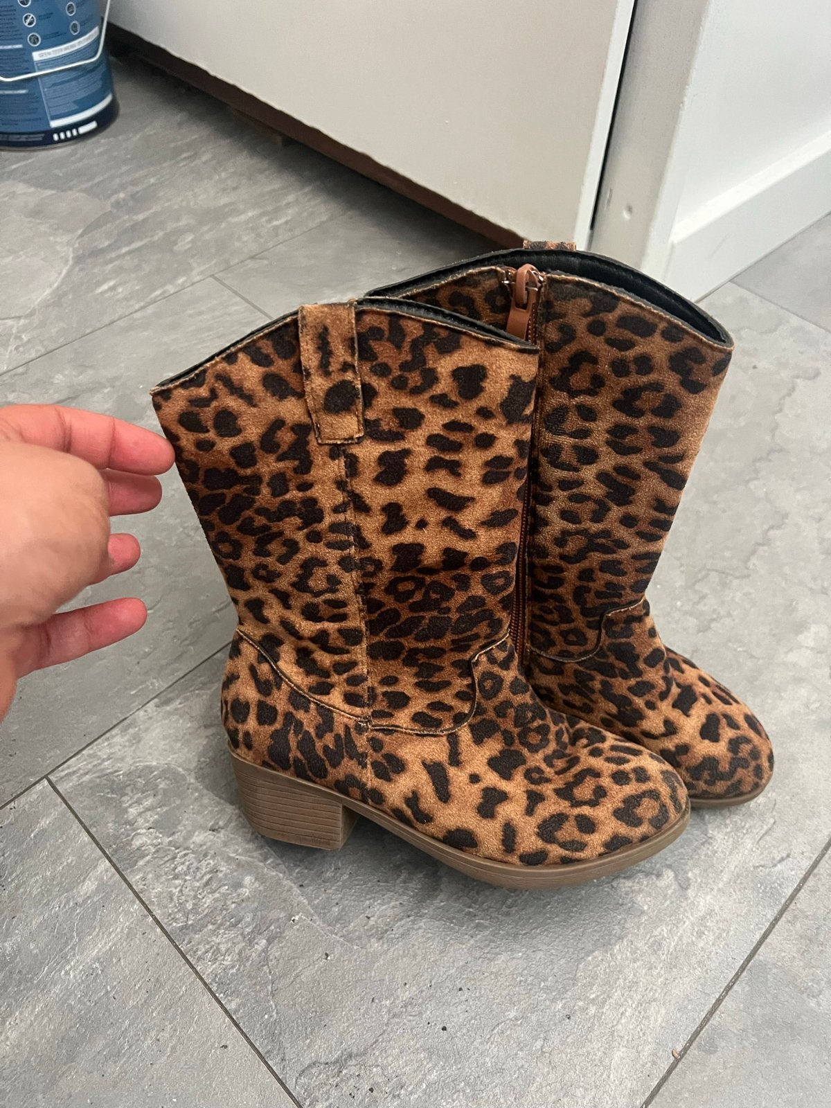 Leopardprint Laarzen Maat 31, Ophalen of Verzenden, Gebruikt, Jongen of Meisje, Laarzen