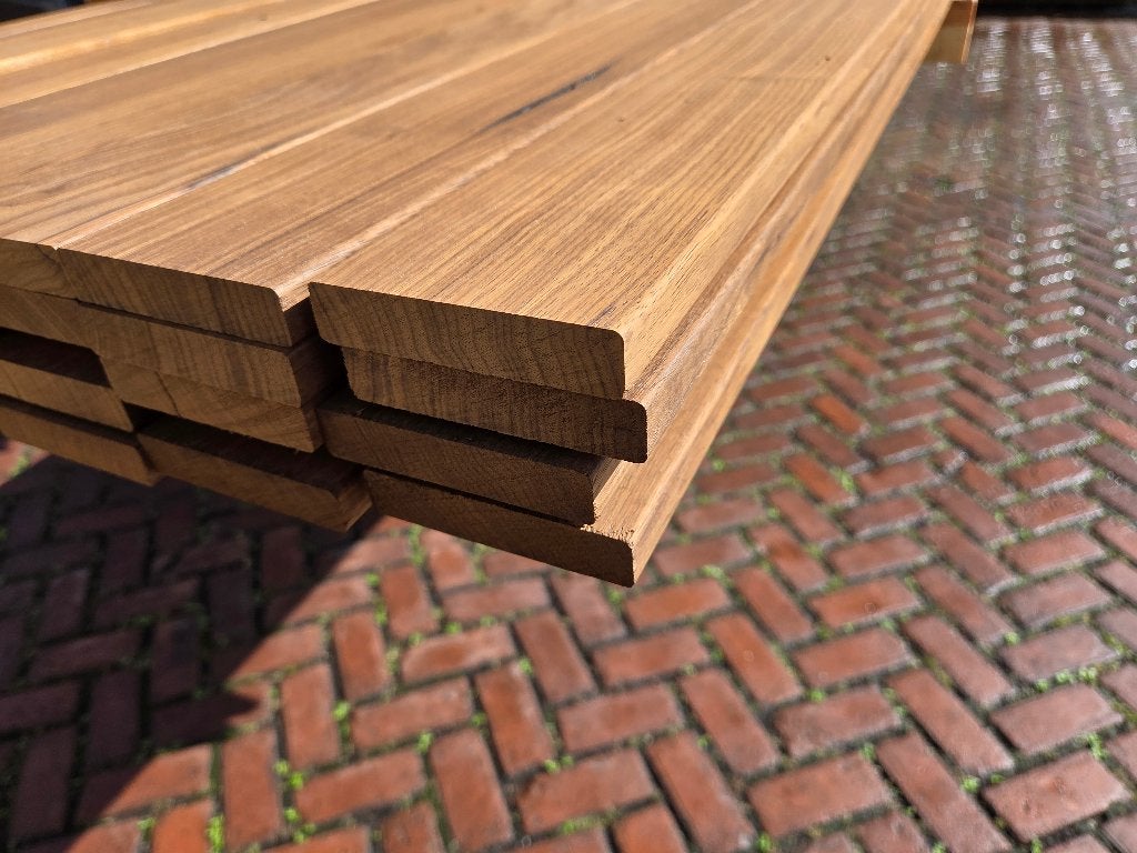 Hardhouten planken - geschaafd 1.8x9.0 cm - nr: HP174, Tuin en Terras, Ophalen, Planken, Nieuw, Hardhout