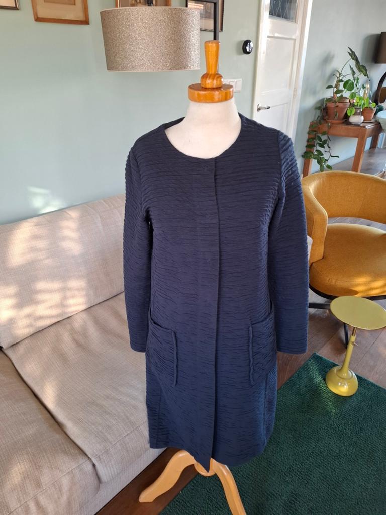 Kyra blazer maat s, Blauw, Ophalen of Verzenden, Zo goed als nieuw, Knielengte