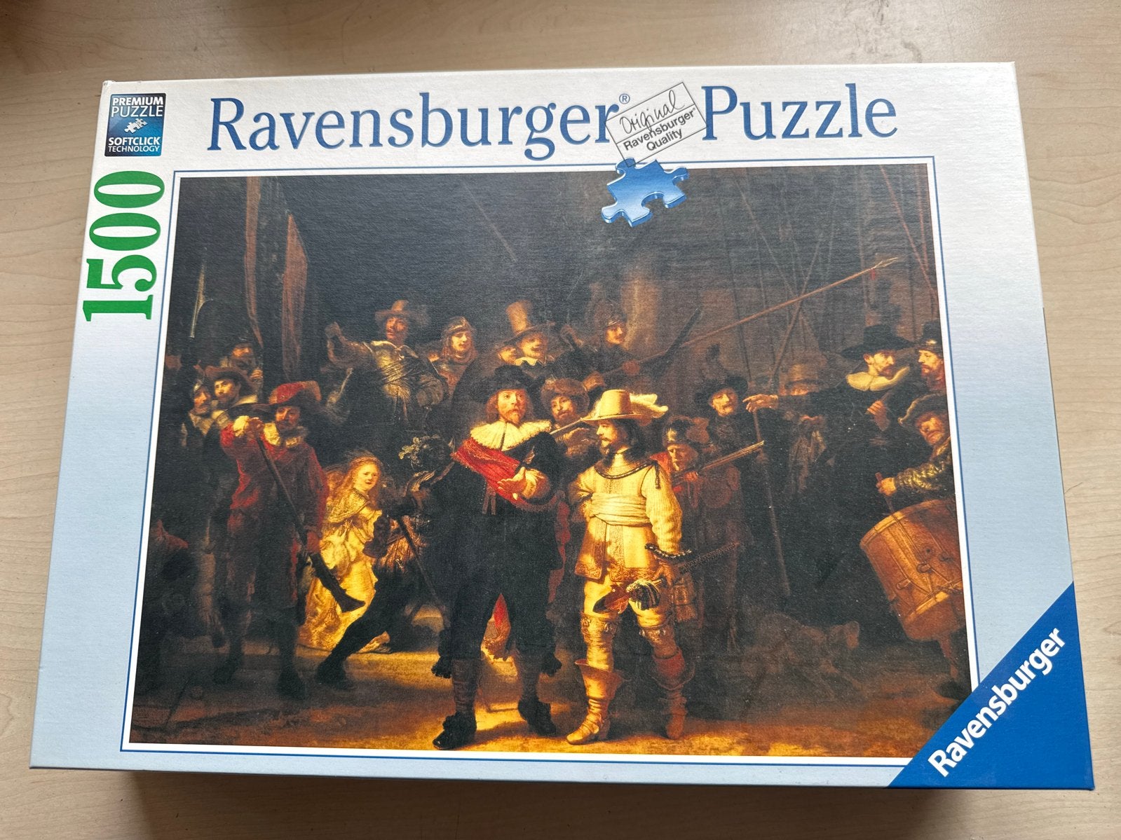 Ravensburger De Nachtwacht Legpuzzel 1500 stukjes, Hobby en Vrije tijd, Denksport en Puzzels, Ophalen of Verzenden, 500 t/m 1500 stukjes