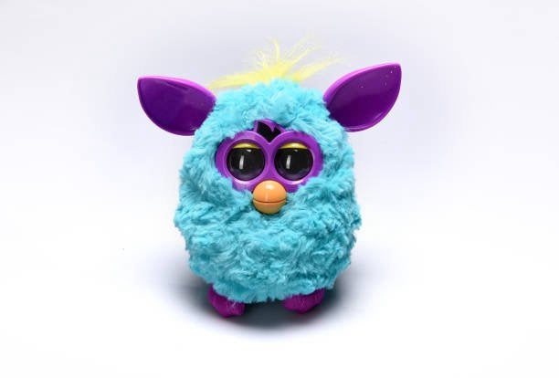 Furby turquoise met paarse oren, Ophalen of Verzenden