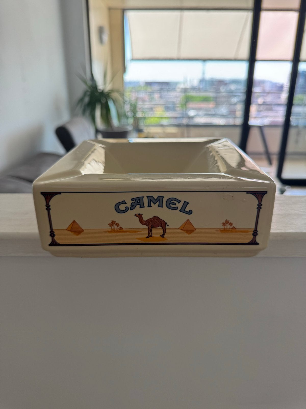 Vintage Camel Asbak - Keramiek, Ophalen of Verzenden, Gebruikt, Asbak