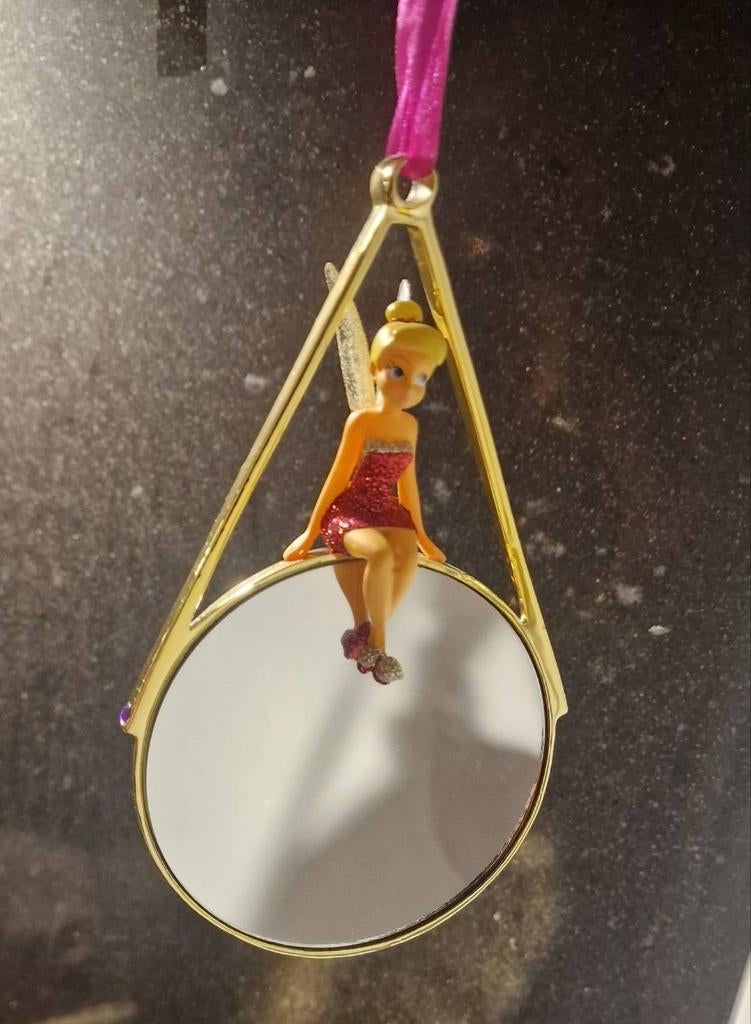 Tinker Bell Ornament Disneyland Parijs Spiegel Disney, Verzamelen, Disney, Ophalen of Verzenden