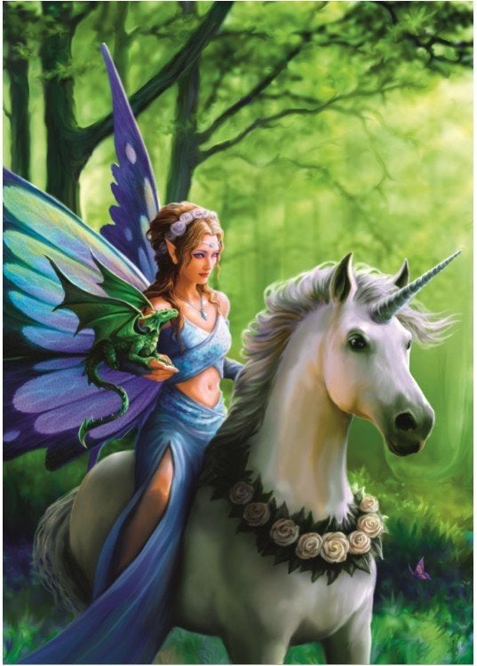 legpuzzel nieuw 1500 stukken Anne Stokes Realm € 8,95, Ophalen of Verzenden, 500 t/m 1500 stukjes, Nieuw, Legpuzzel