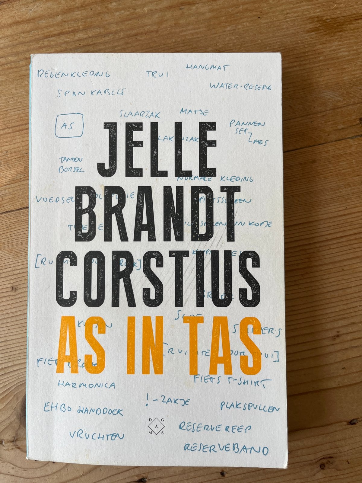 Jelle Brandt Corstius - As in tas, Ophalen of Verzenden, Gelezen, Nederland