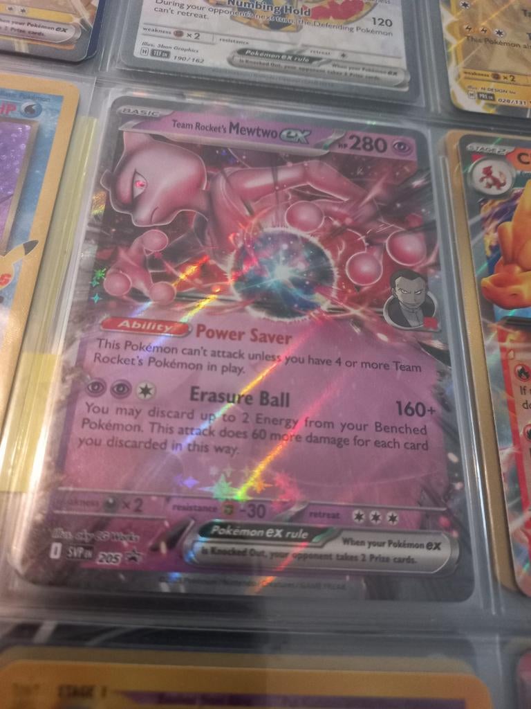 Mewtwo  promo, Hobby en Vrije tijd, Verzamelkaartspellen | Pokémon, Ophalen of Verzenden, Zo goed als nieuw, Losse kaart, Foil
