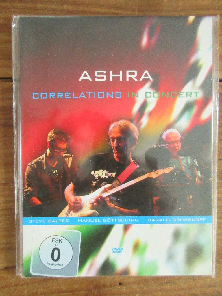 Ashra – Correlations In Concert - dvd, Alle leeftijden, Ophalen of Verzenden, Zo goed als nieuw