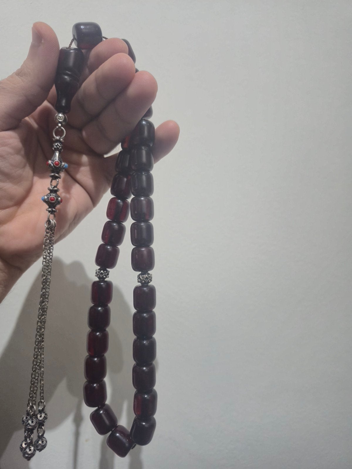 originele Faturan-misbaha in diep donkere (zwarte), Sieraden, Tassen en Uiterlijk, Ophalen of Verzenden, Zilver