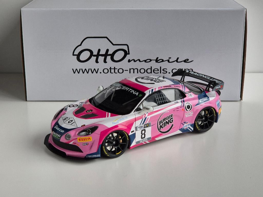 1:18 Ottomobile Alpine A110 GT4 #8 Speed Car, Hobby en Vrije tijd, Modelauto's | 1:18, Ophalen of Verzenden, Zo goed als nieuw
