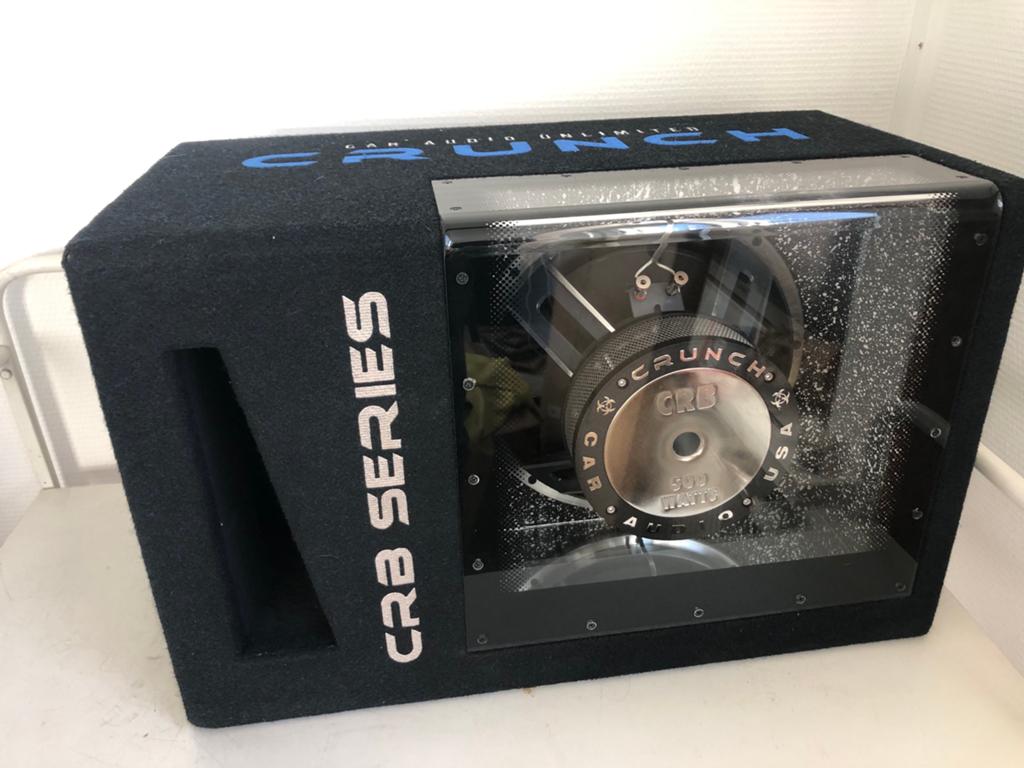 Crunch CRB Series Subwoofer 1000 watt bandpass, Auto diversen, Autospeakers, Ophalen, Zo goed als nieuw