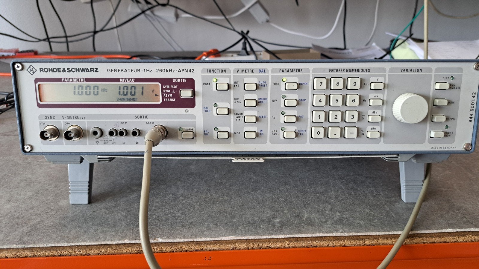 Rohde & Schwarz APN-42.  844.6001.42, Verzamelen, Elektronische Apparatuur, Audio en Video, Ophalen