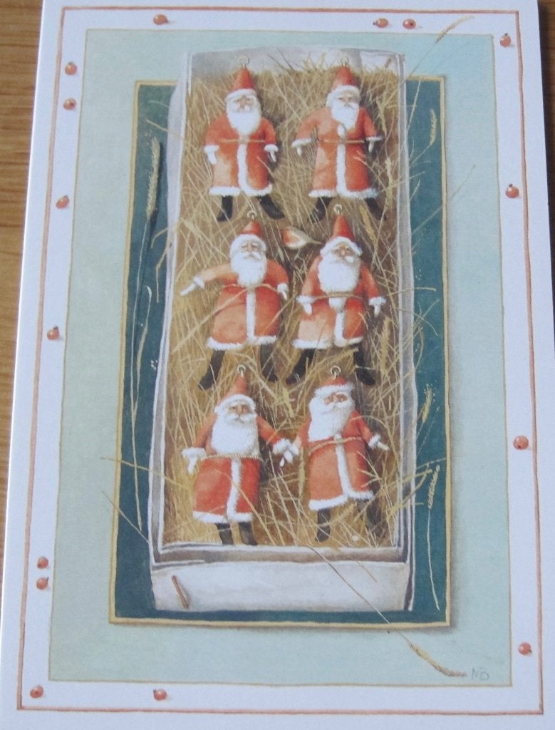Voor het kind - kerstmannen in stro - Marjolein Bastin, Verzenden, 1980 tot heden, Ongelopen, Overige thema's