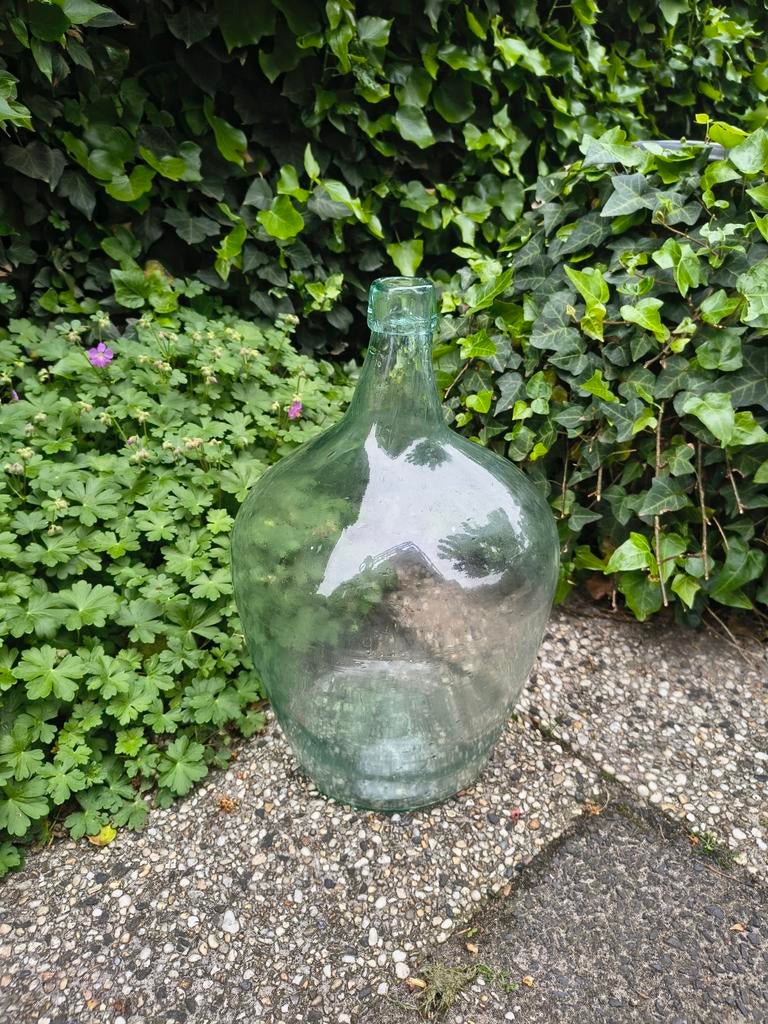 Grote glazen fles - decoratieve fles, Ophalen