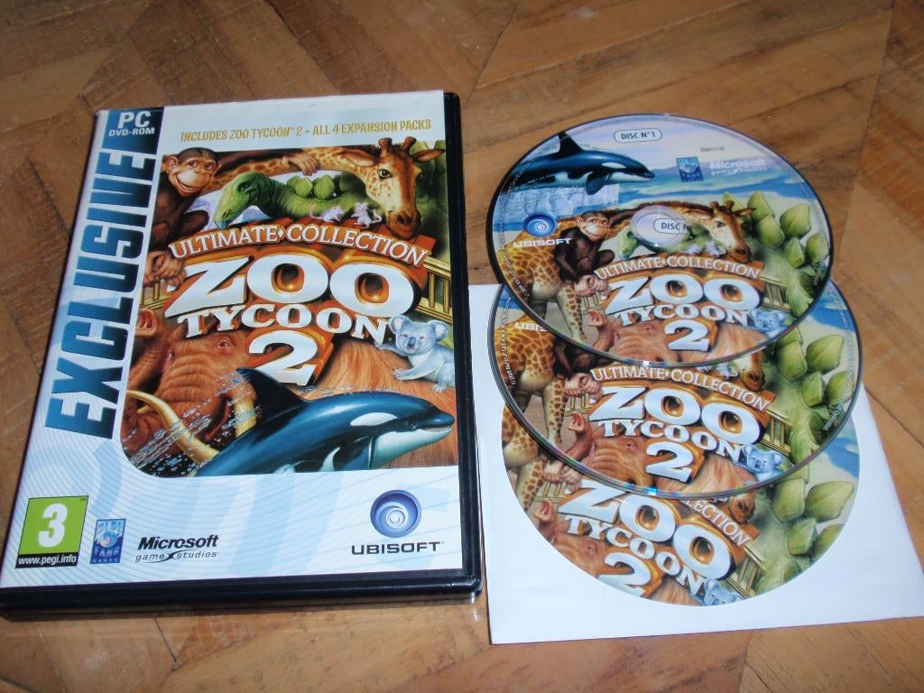 Pc Spel Zoo Tycoon 2 Ultimate Collection, 1 speler, Ophalen of Verzenden, Zo goed als nieuw, Eén computer