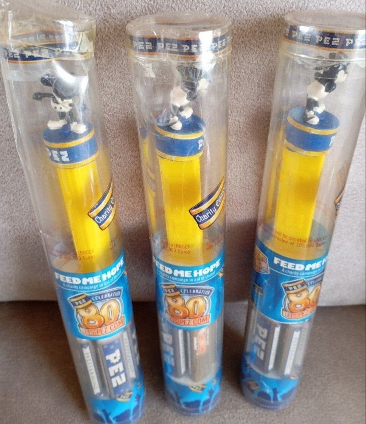 3 PEZ Dispensers  in kokers, Ophalen of Verzenden, Nieuw