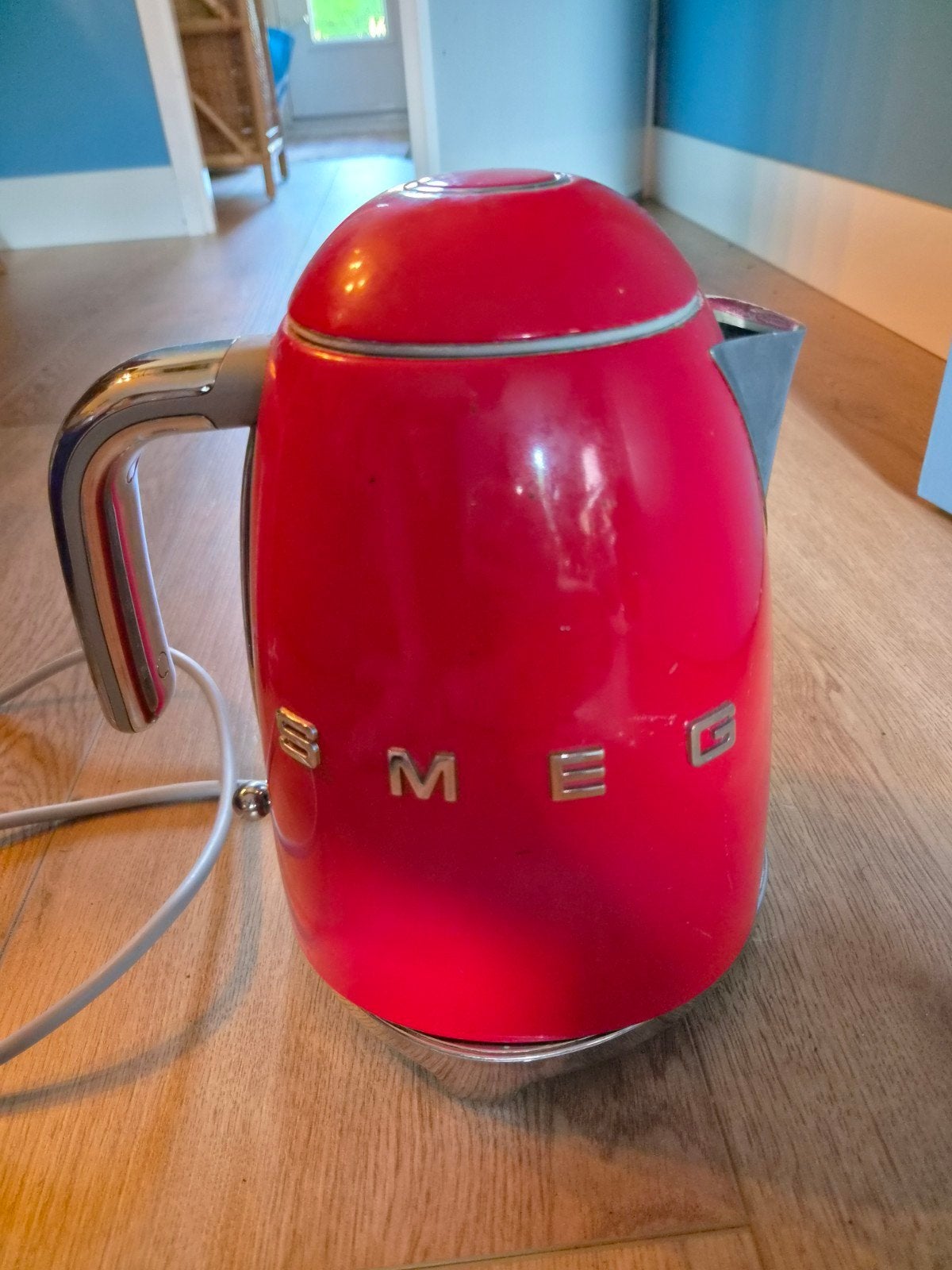 SMEG waterkoker, 2 liter of meer, Verzenden, Gebruikt