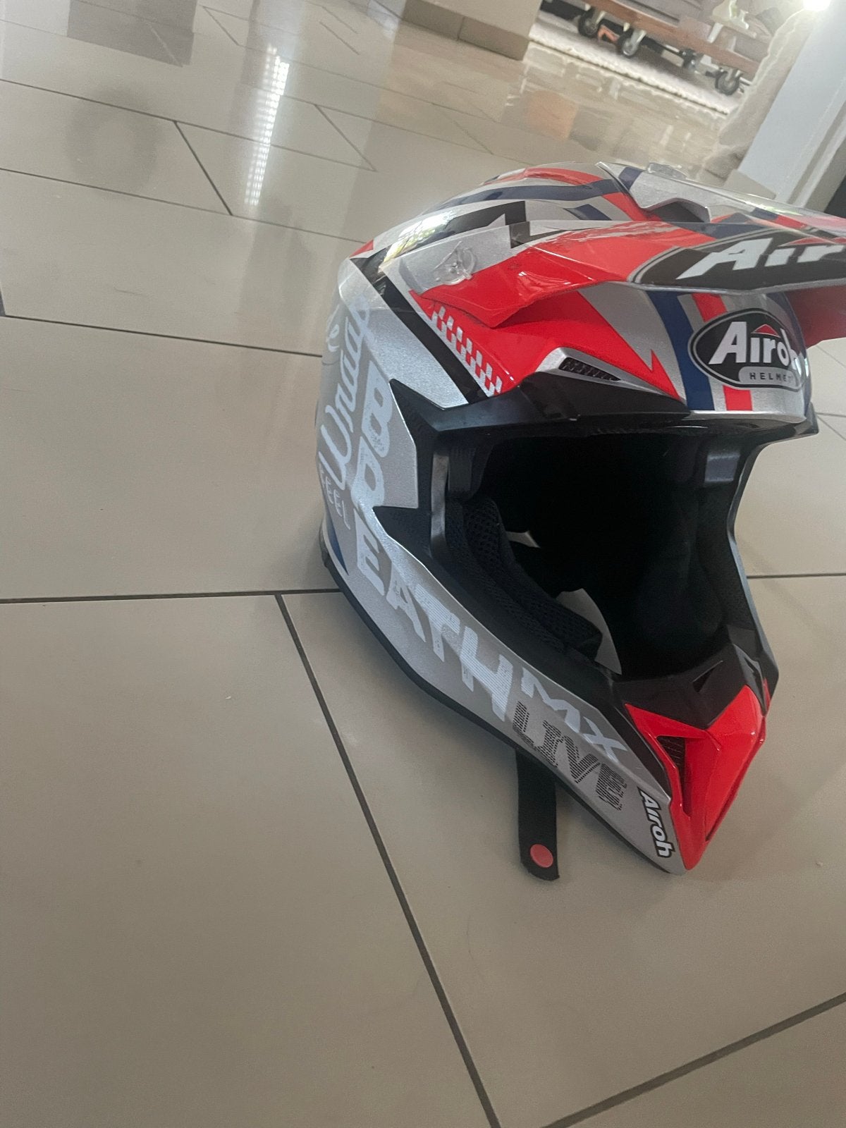 Airoh offroadhelm maat S, 2x gedragen, Ophalen of Verzenden, Tweedehands, S, Offroadhelm