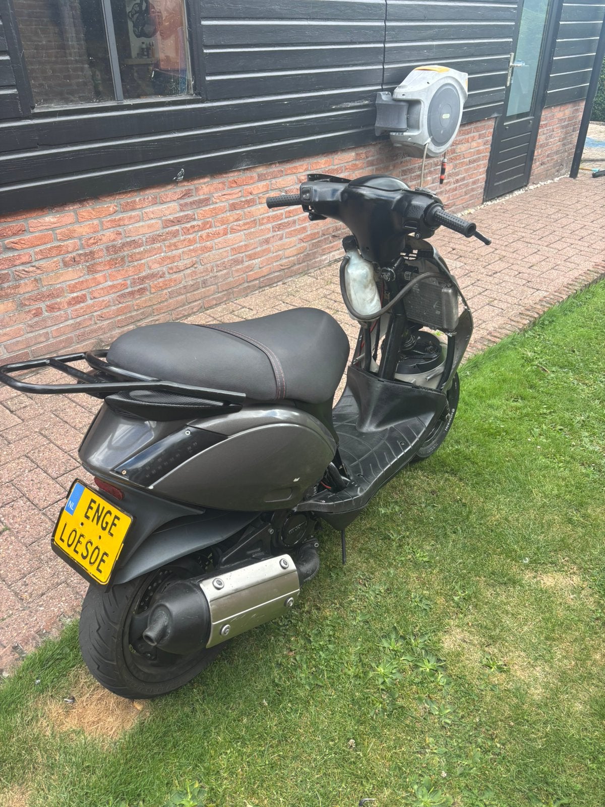 Zip 180cc stage 3 kanon, Fietsen en Brommers, Scooters | Piaggio, Verzenden, Zo goed als nieuw, Tweetakt, Zip