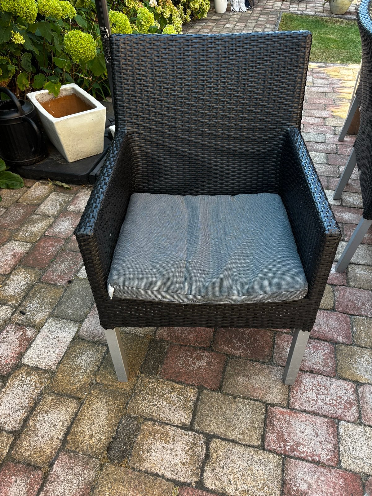 Zollani Wicker 6 Tuinstoelen met Kussens, Tuin en Terras, Ophalen, Gebruikt, Kunststof