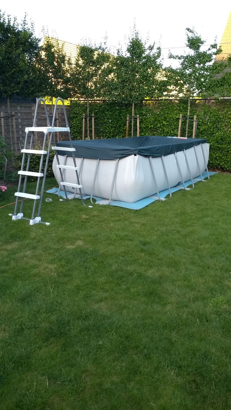 SteelPro zwembad 404x201x100, Ophalen, Gebruikt, 200 tot 300 cm, 80 tot 120 cm