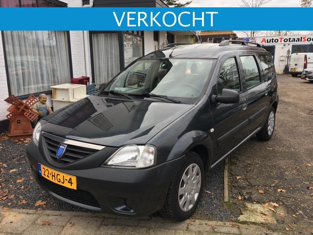 Dacia Logan MCV 1.6 Lauréate, Auto's, Dacia, Stof, Gebruikt, Zwart, 4 cilinders