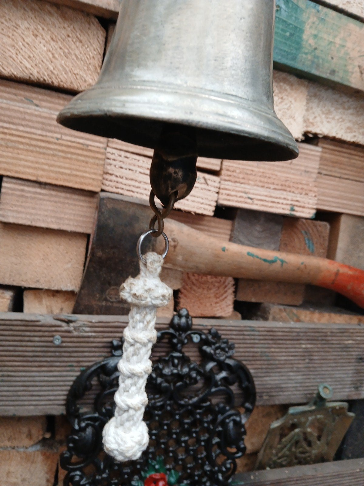 Oude scheepsbel., Verzenden, Zeilboot of Motorboot