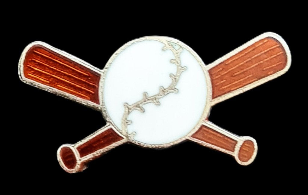 Baseball batte en ball pin, Verzamelen, Verzenden, Nieuw, Sport, Speldje of Pin