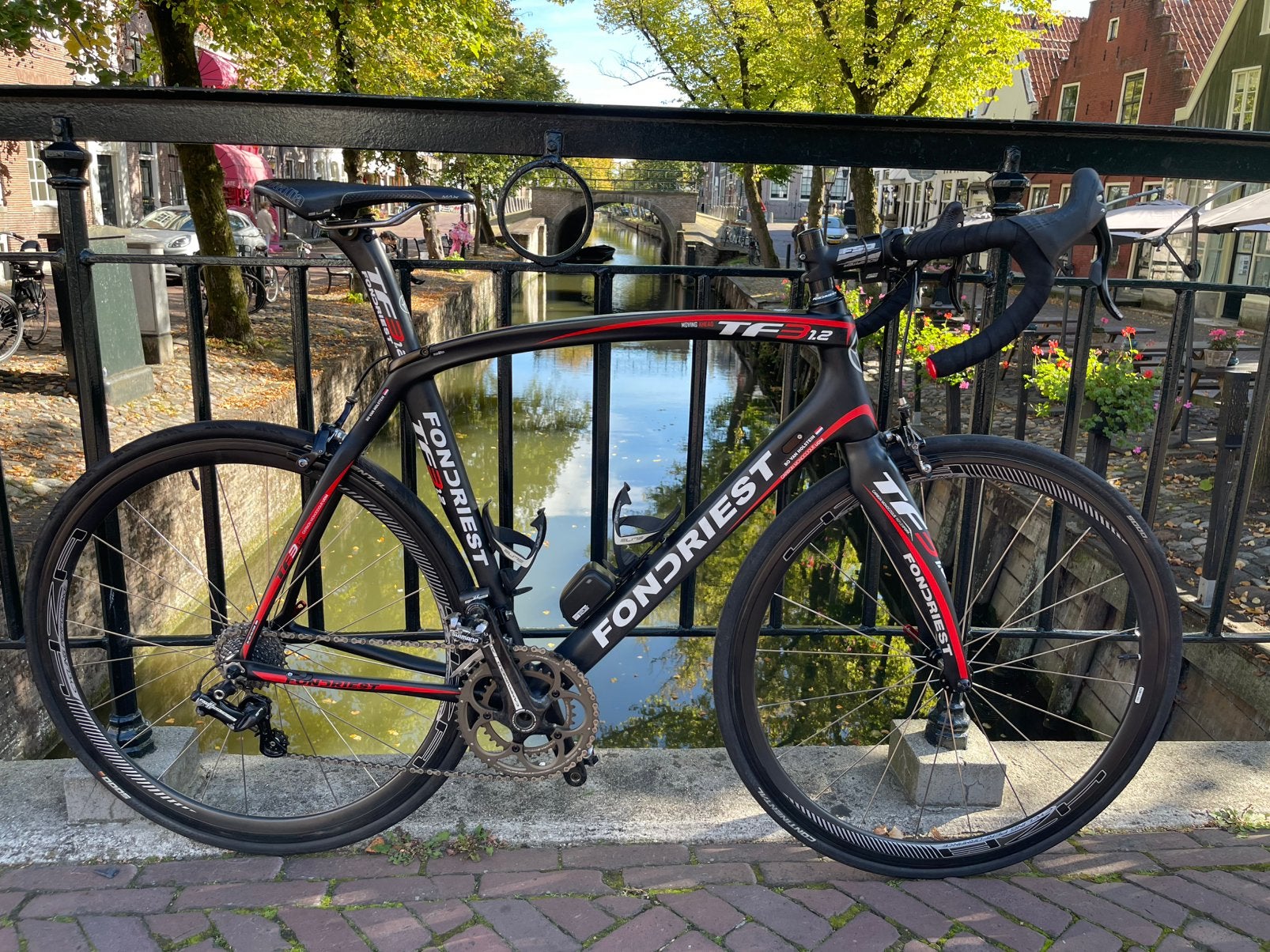 Fondriest TF3 1.2 (Campagnolo EPS) electrisch scakekel, Overige merken, Carbon, Velgrem, Ophalen of Verzenden