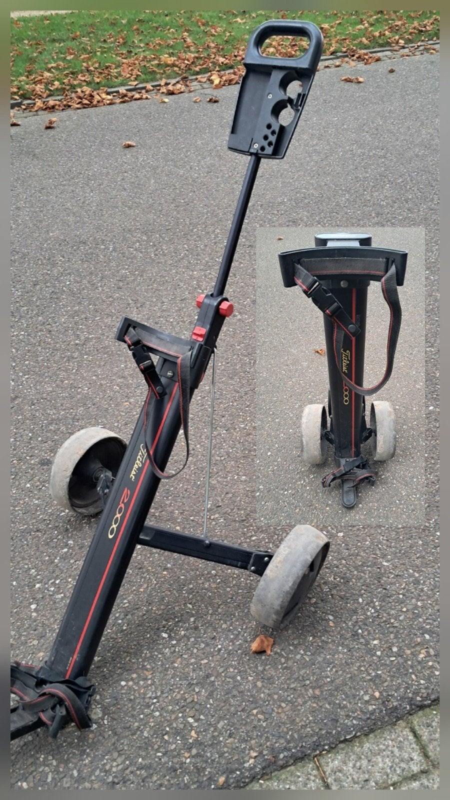 bij aankoop van een dames golfset (TROLLY VOOR €10,00 )