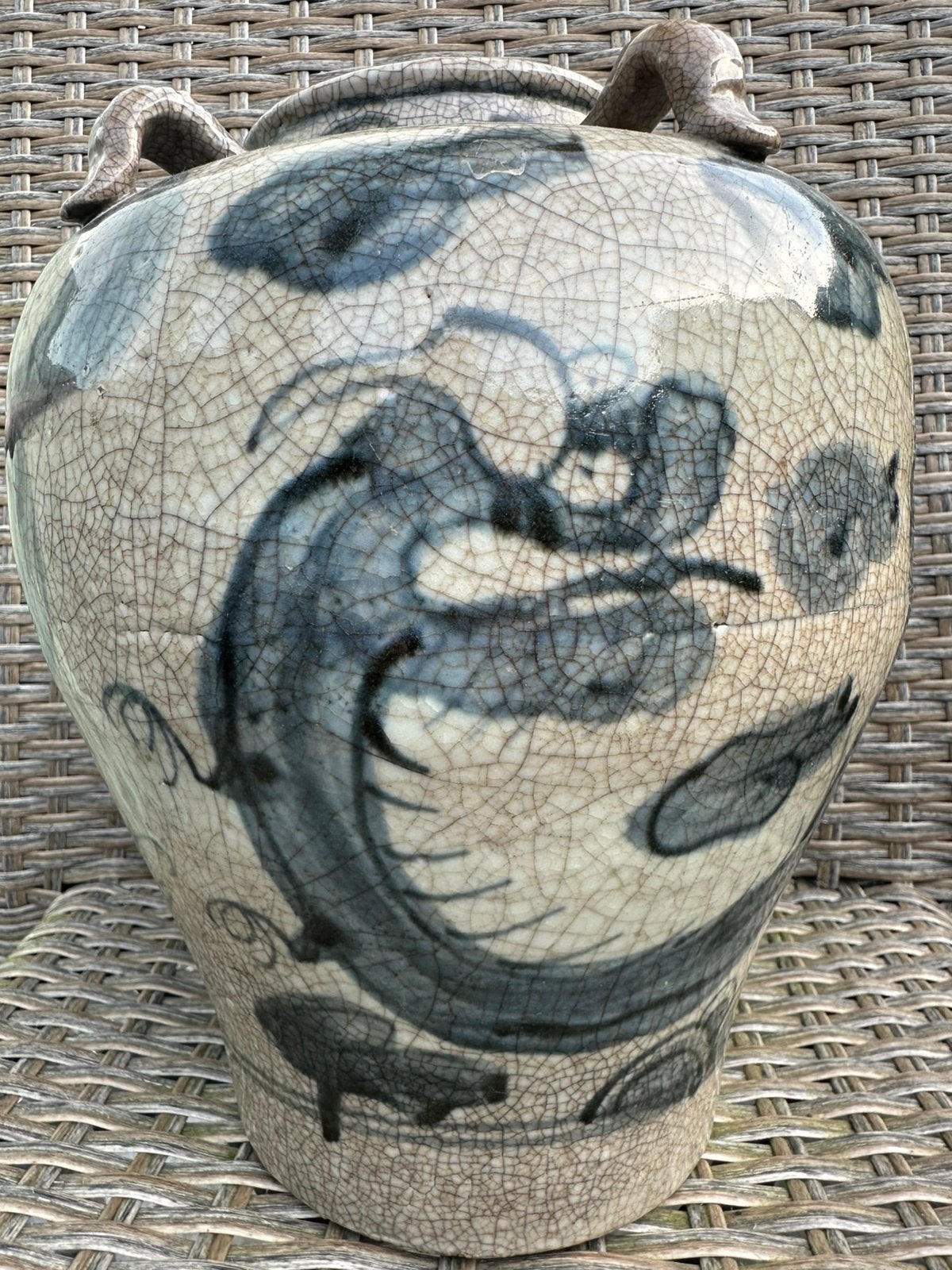 Chinese antieke Vaas 16-17eeuw, Antiek en Kunst, Antiek | Vazen, Ophalen of Verzenden